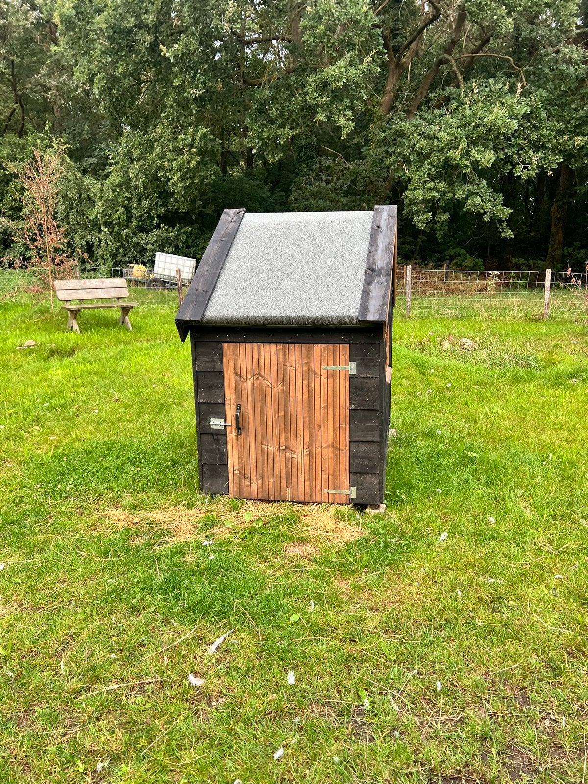 Houten dieren verblijf, Ophalen of Verzenden, Zo goed als nieuw, Kippenhok of Kippenren