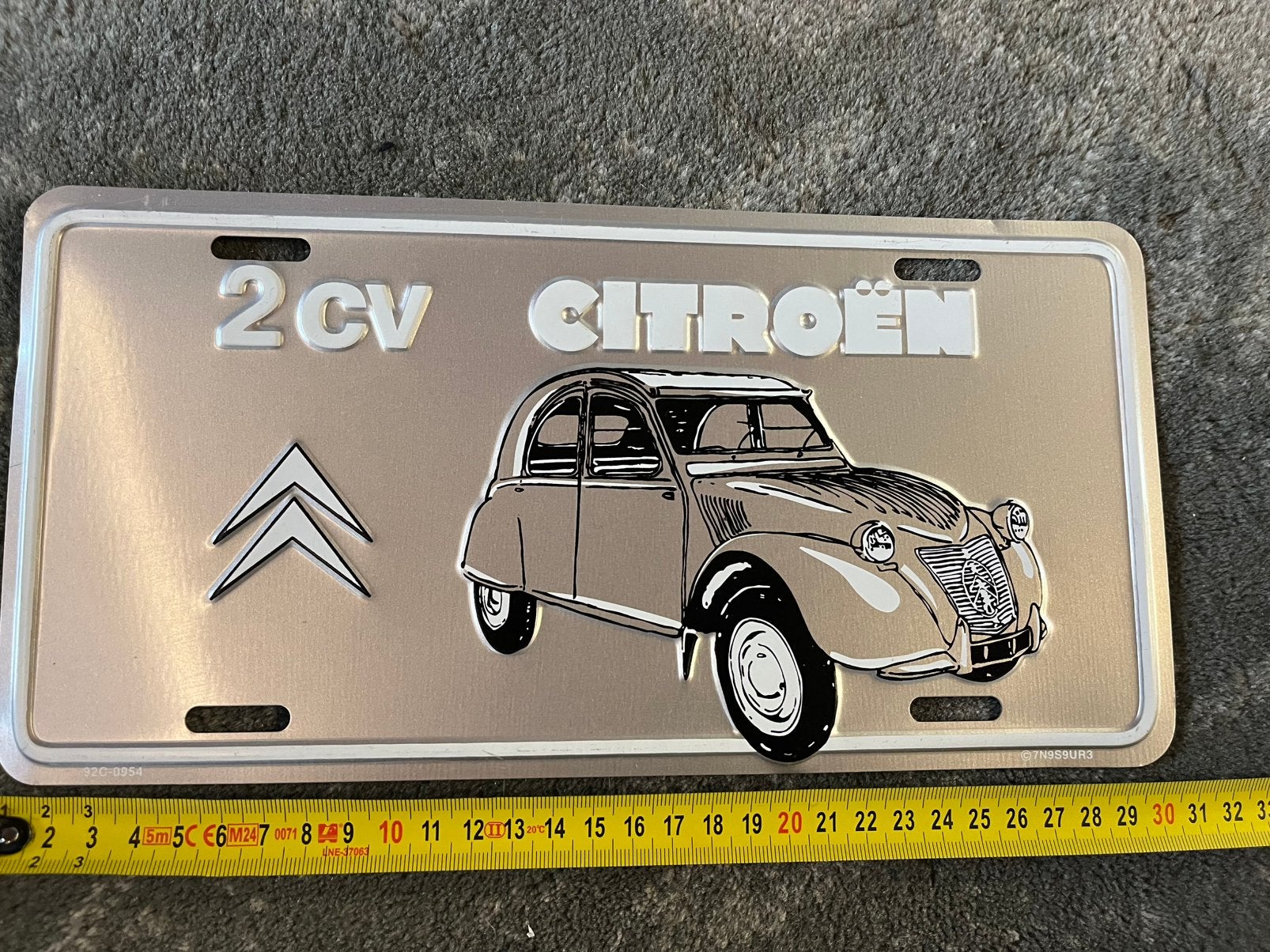 Citroën bordje, Ophalen of Verzenden, Zo goed als nieuw, Reclamebord