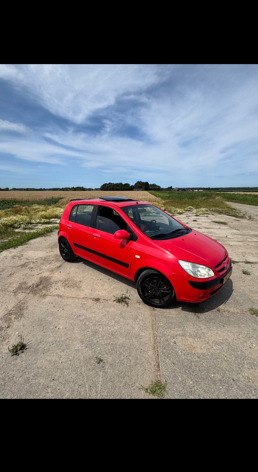 Hyundai Getz1.4,kanteldak,Apple CarPlay,Veel onderhoud gehad, Auto's, Voorwielaandrijving, 40 €/maand, 4 cilinders, Origineel Nederlands