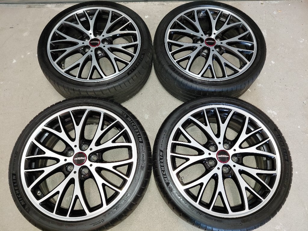 Orginele 18  Inch Mini Cooper  velgen met zomerbanden, Ophalen, 18 inch, 215 mm, Velg(en)