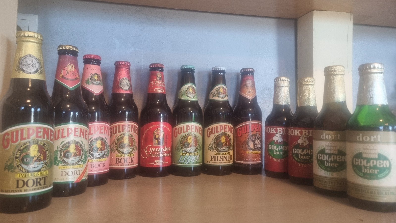 Is al gereserveerd: 12x Gulpener / Gulpen Dort, Ophalen of Verzenden, Zo goed als nieuw, Flesje(s), Gulpener