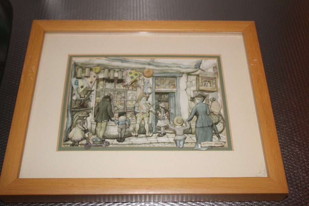 3d schilderij anton piek, Minder dan 50 cm, Gebruikt, Ophalen of Verzenden, Schilderij