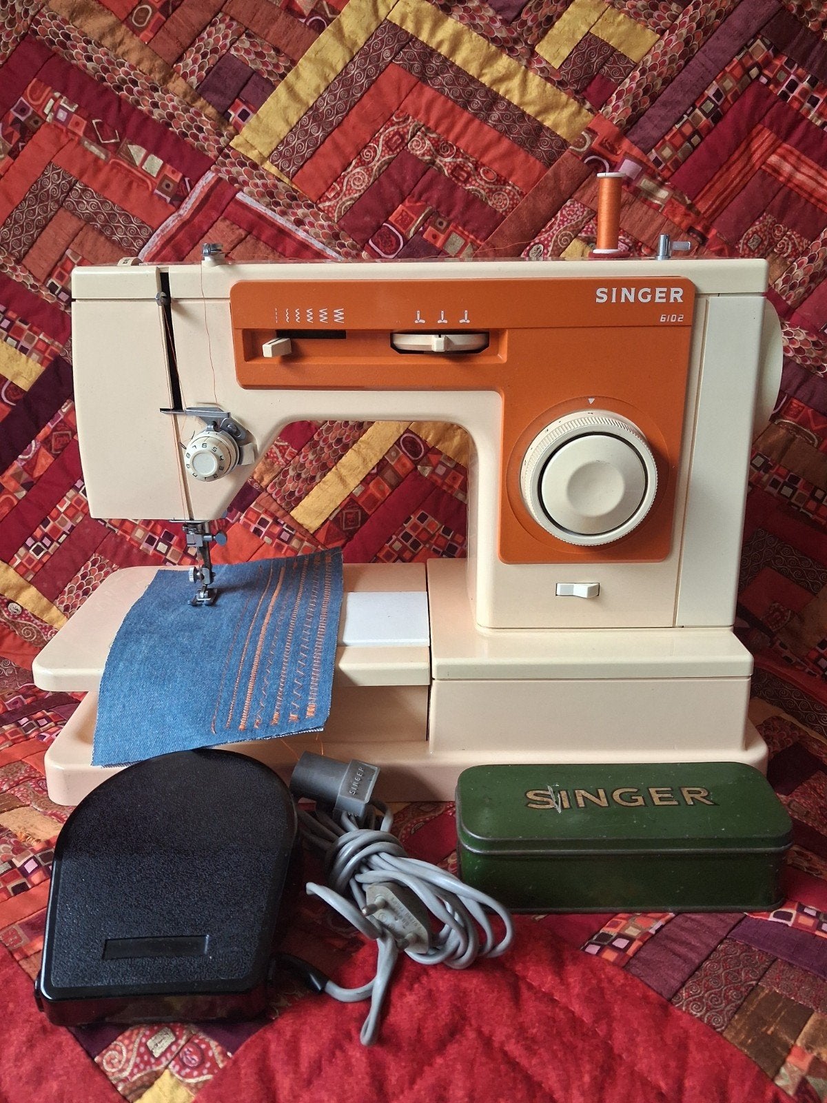 Singer 6102 Naaimachine, Hobby en Vrije tijd, Ophalen of Verzenden, Gebruikt, Naaimachine, Singer