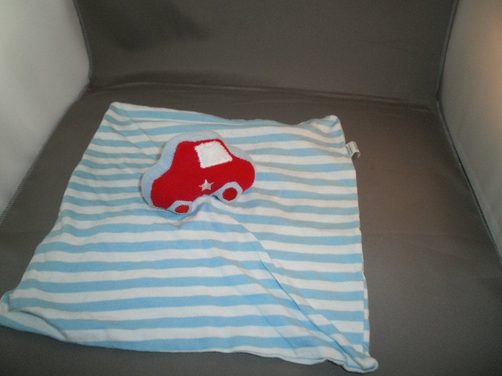 Albert Heijn knuffeldoekje blauw/wit gestreept auto in het, Albert Heijn, Overige typen, Ophalen of Verzenden, Zo goed als nieuw