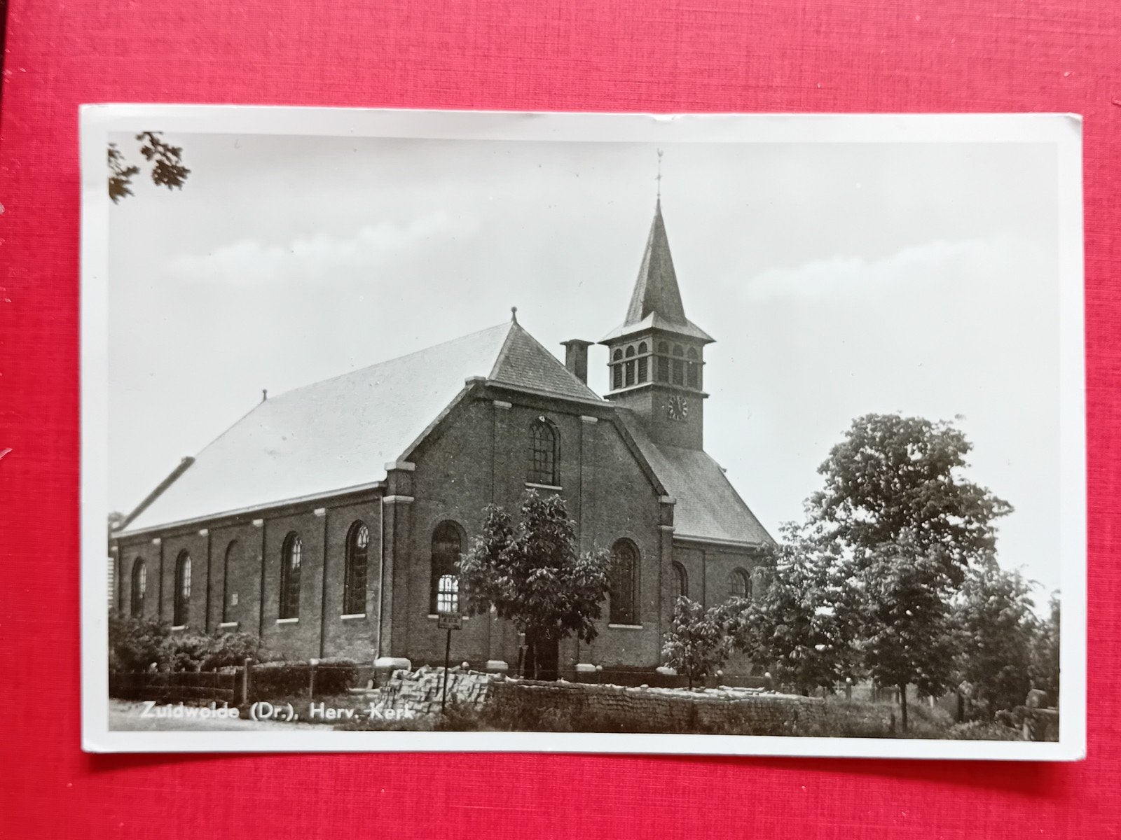 Oude Ansichtkaart Zuidwolde (Dr.) Herv. Kerk - Ongelopen, Verzamelen, Ansichtkaarten | Nederland, Ophalen of Verzenden, Voor 1920