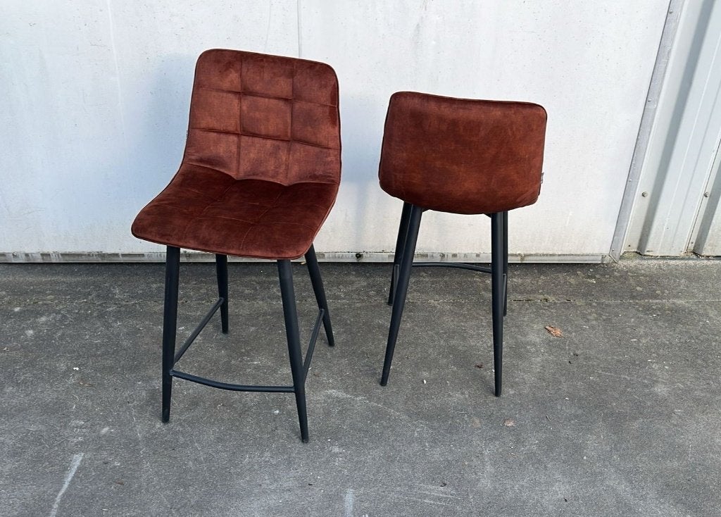 1 krukken koper velvet nieuw model jelt label 51 kookeiland, Ophalen, Met voetsteun, 60 tot 90 cm, Nieuw