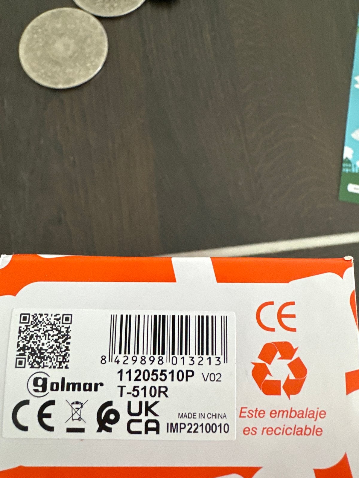 Golmar T-510R Intercom Telefoon - Nieuw in doos, Ophalen of Verzenden, Nieuw, Bedraad