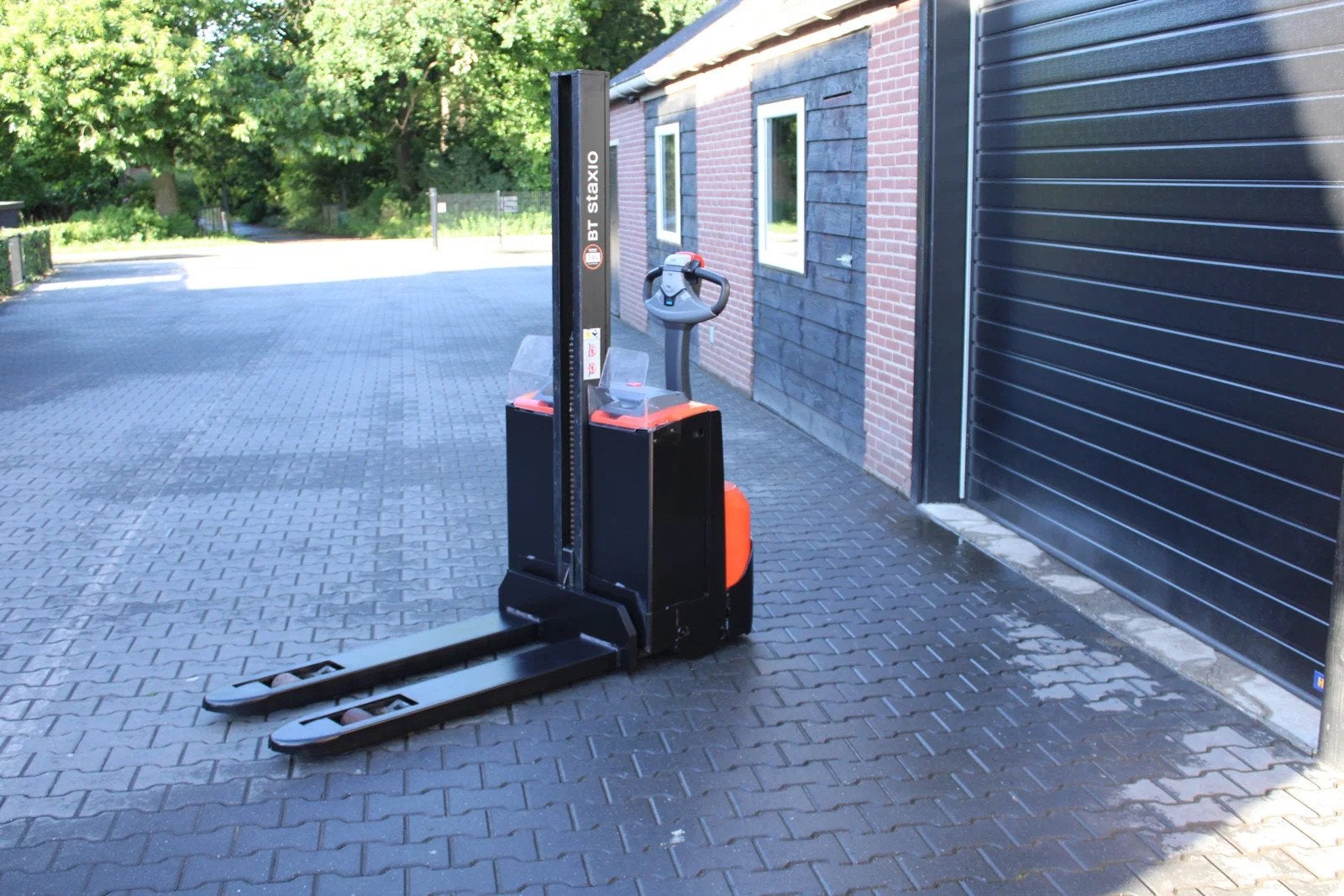 Toyota SWE080L stapelaar elektrische bj 2022met pompwagen fu, Elektrisch, Stapelaar, Toyota