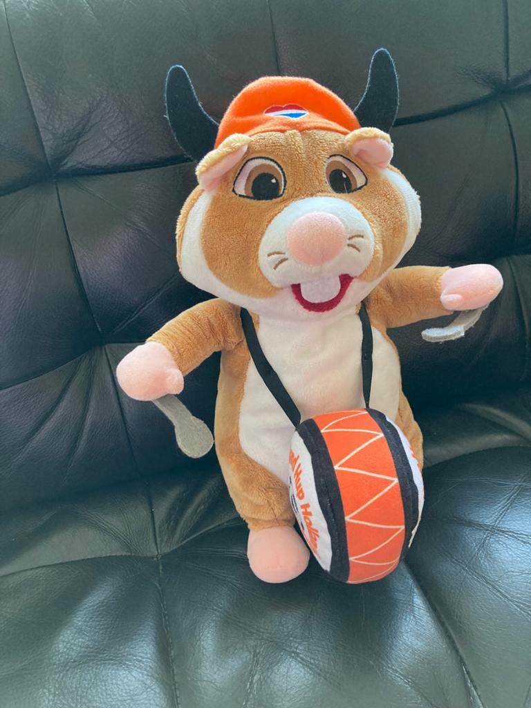 Ah hamster met trommel, Ophalen of Verzenden, Zo goed als nieuw, Overige typen