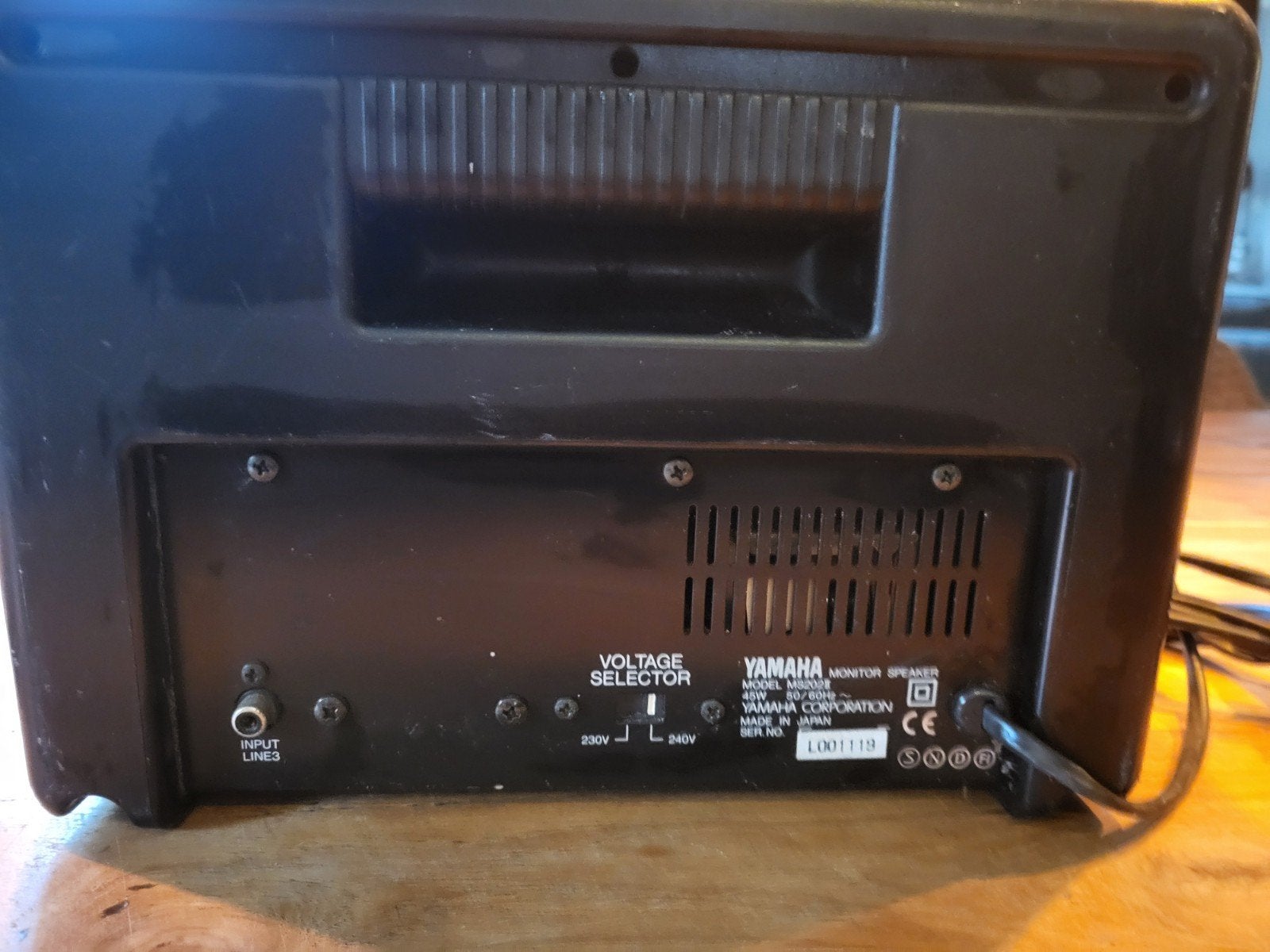 Yamaha MS202II Monitor Speaker - Zwart, Ophalen, Studiomonitor, Gebruikt, Yamaha