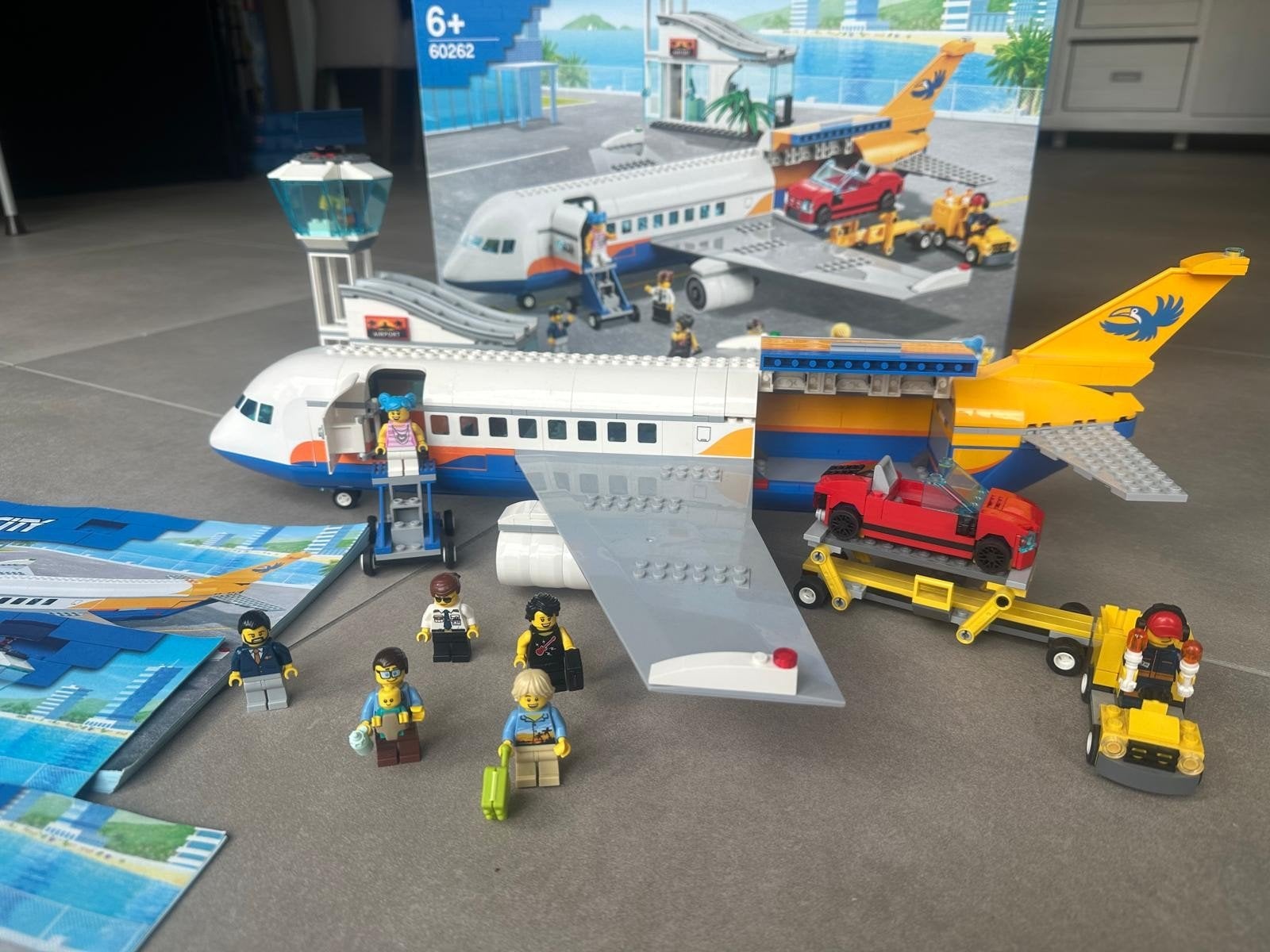 LEGO City Passagiersvliegtuig 60262 - Zo goed als nieuw, Ophalen, City, Inclusief instructies, Lego