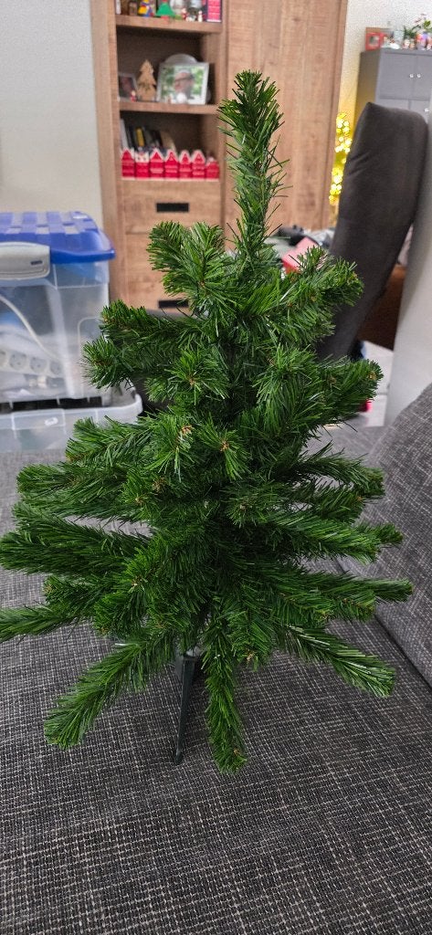 Kerstboom kunst 60 cm hoog, Ophalen of Verzenden, Zo goed als nieuw