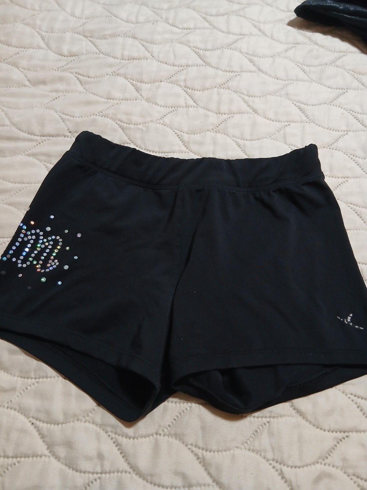 Zwart turnbroekje met glitterdetails, Ophalen of Verzenden