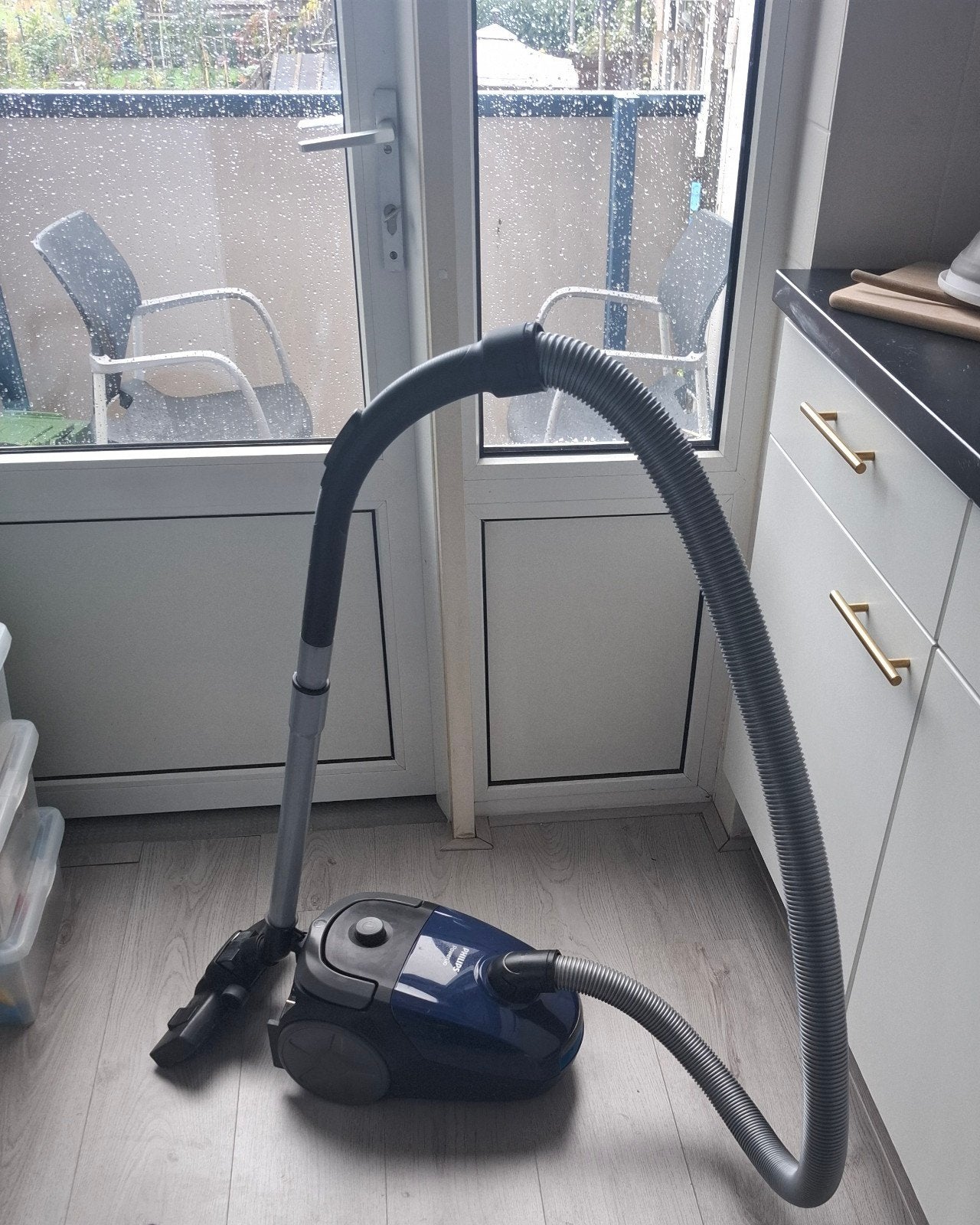 Philips PowerGo stofzuiger met stofzak, Stofzak, Gebruikt, Philips, Ophalen of Verzenden