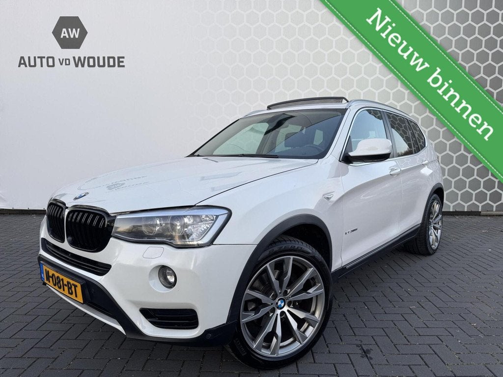 BMW X3 xDrive28i High Executive Panoramadak Automaat, Auto's, Gebruikt, 2000 kg, Wit, Bedrijf