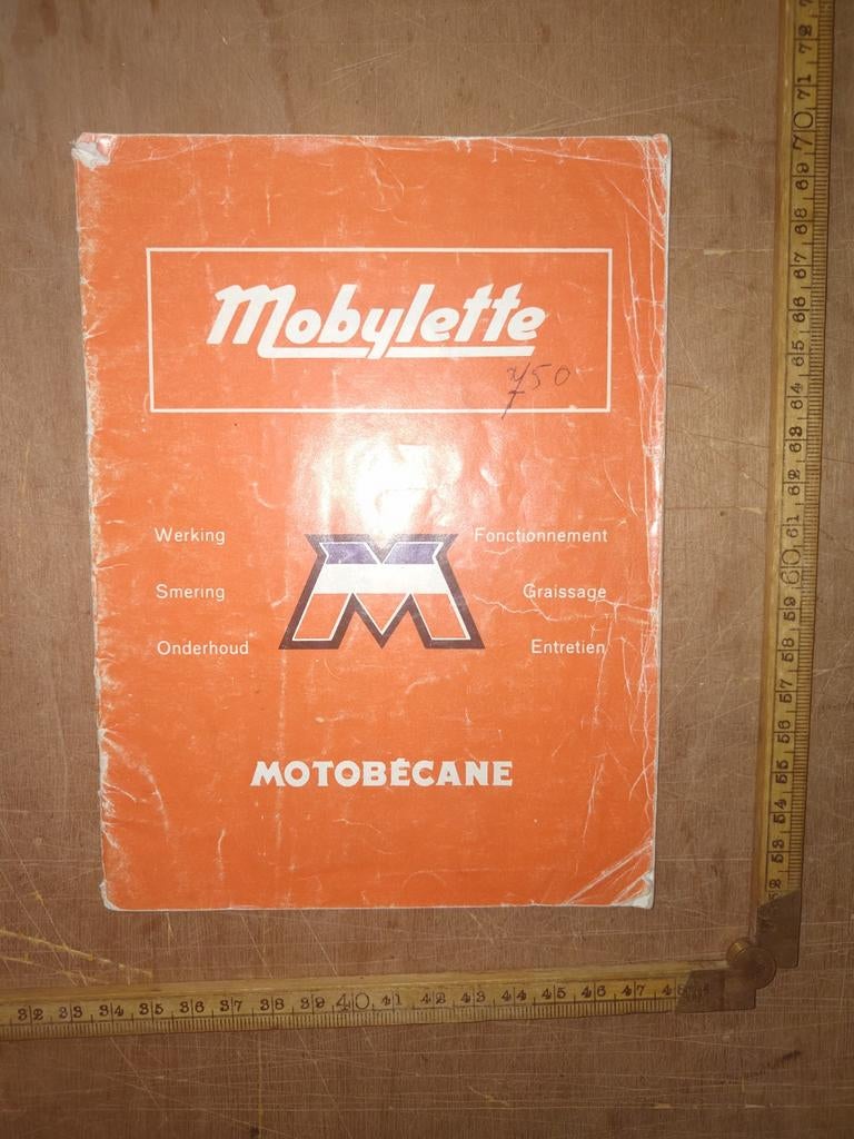 Handleiding Motobecane Mobylette, Ophalen of Verzenden, Gebruikt