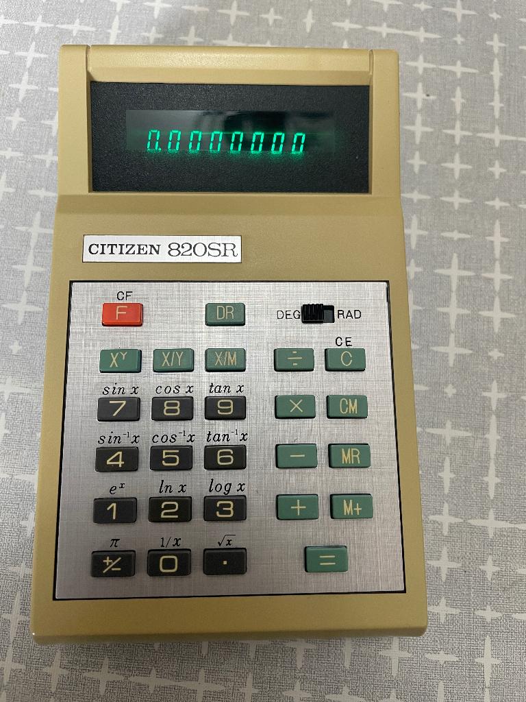 Rekenmachine citizen 820SR vintage, Diversen, Rekenmachines, Zo goed als nieuw, Ophalen of Verzenden