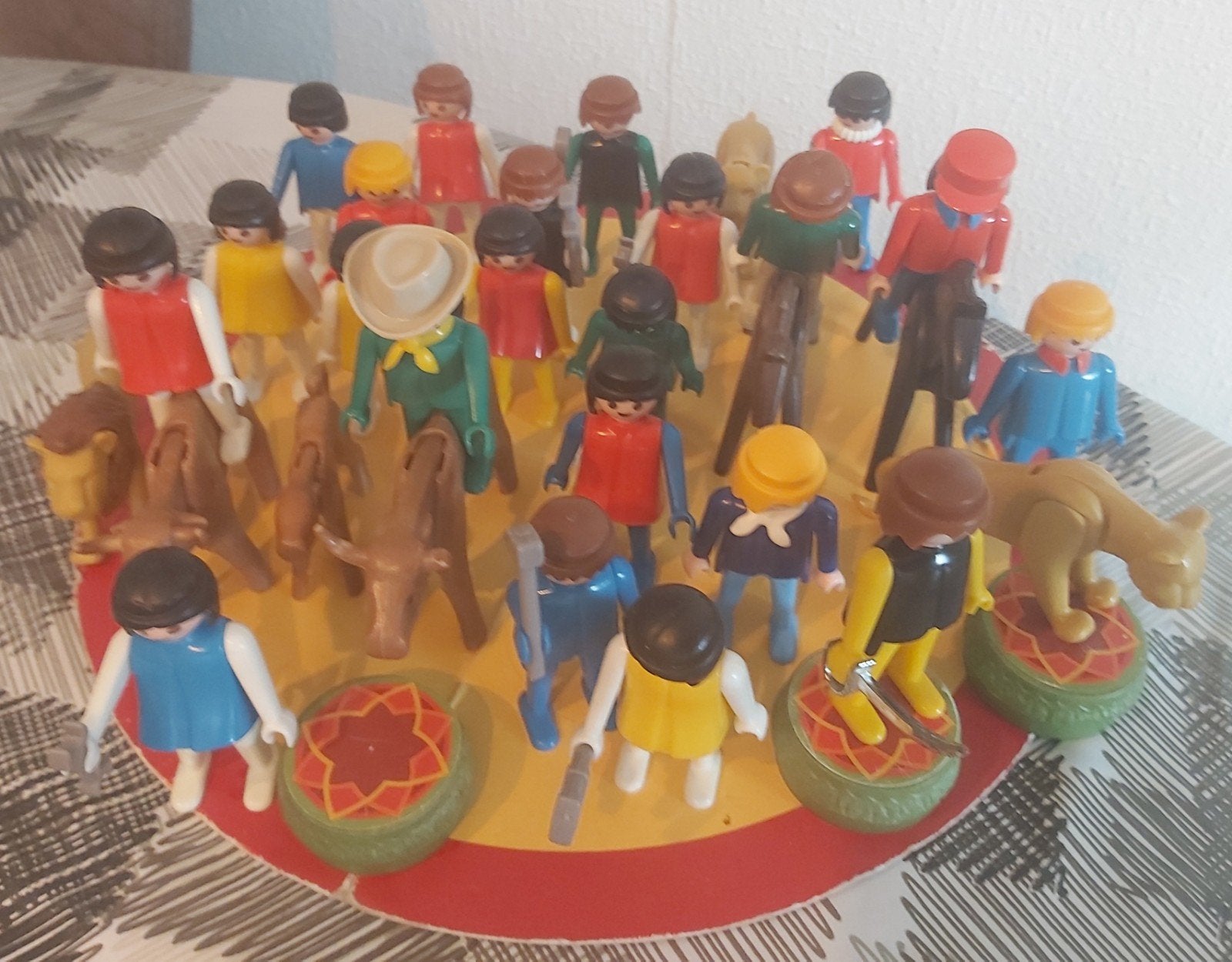 Jaren '70 Playmobil met dieren - Eerste generatie, Gebruikt, Losse onderdelen, Ophalen of Verzenden, Figuren
