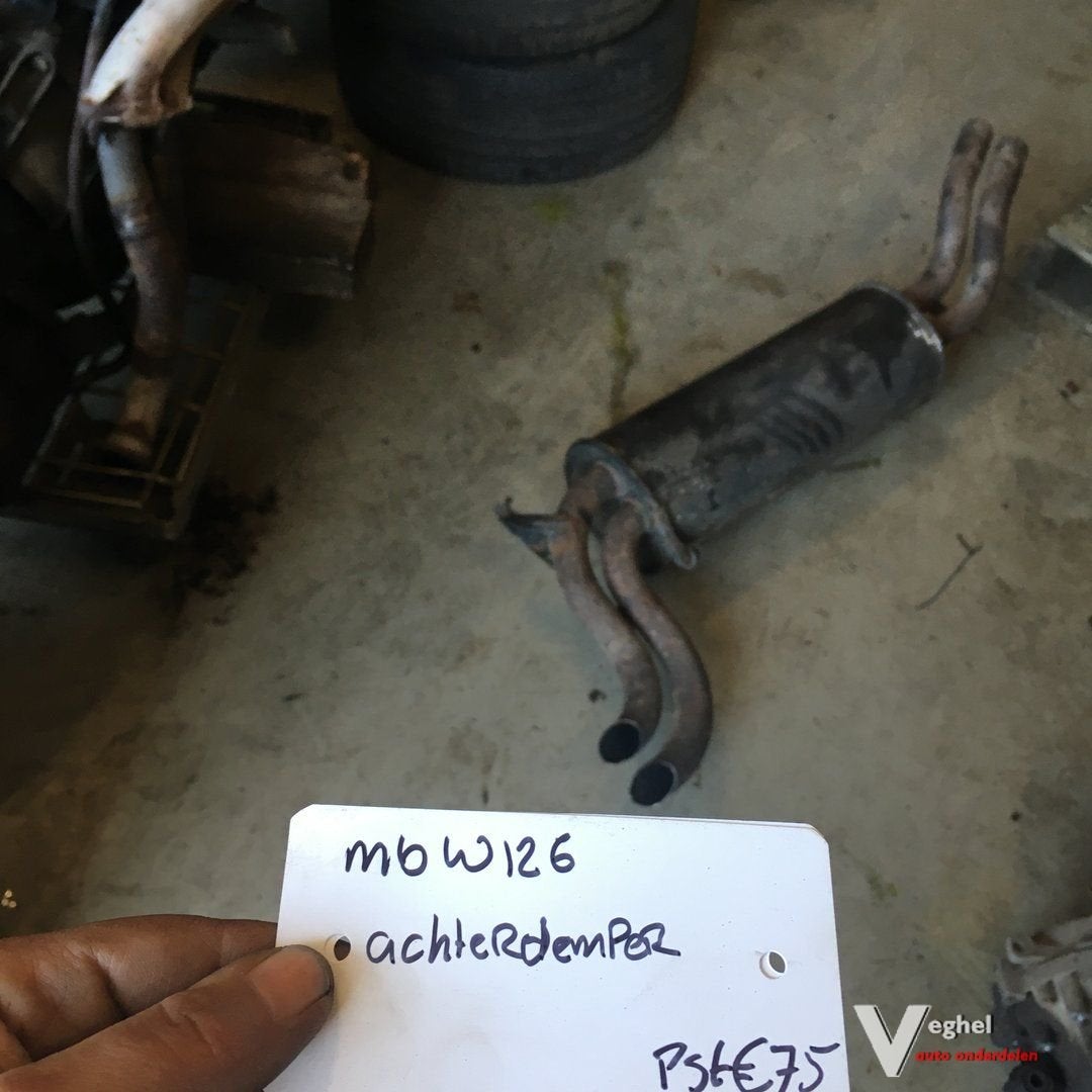 Mercedes W126 Achterdemper Einddemper, Ophalen, Gebruikt, -, -