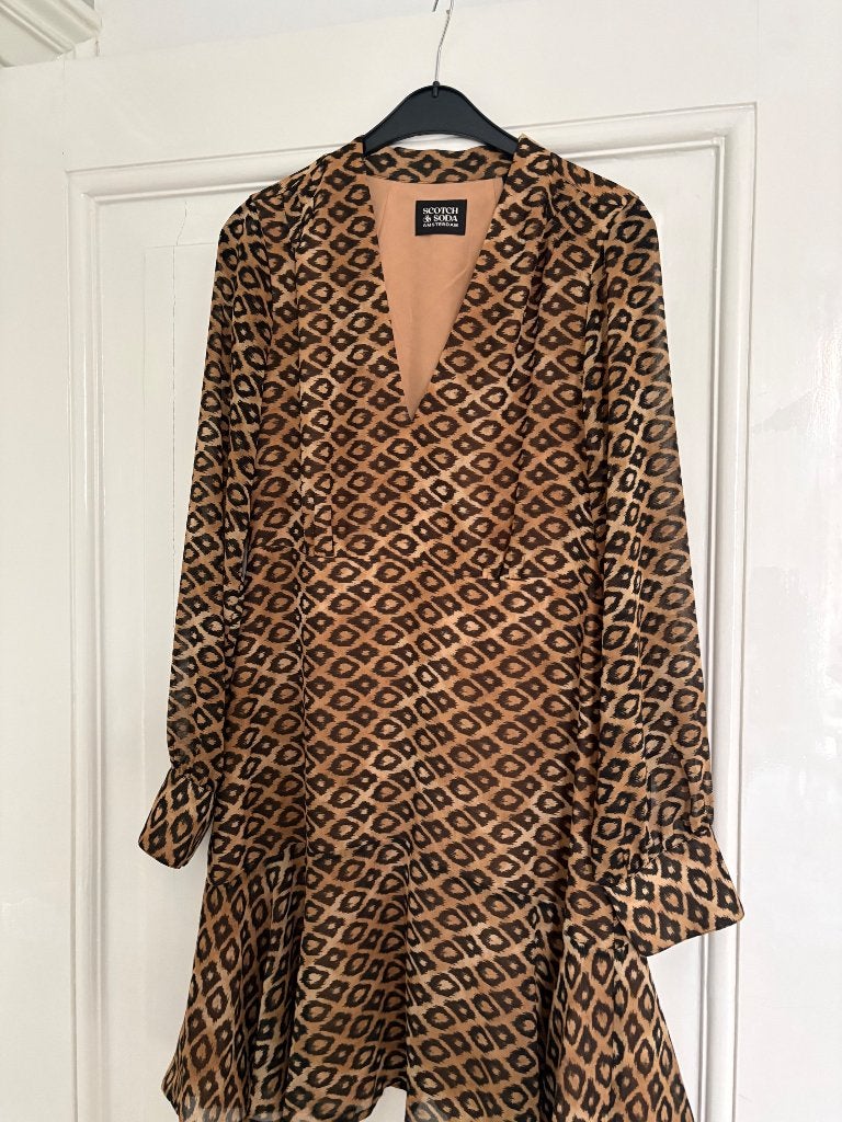 Jurkje Scotch & Soda L, Bruin, Maat 42/44 (L), Scotch & Soda, Ophalen of Verzenden