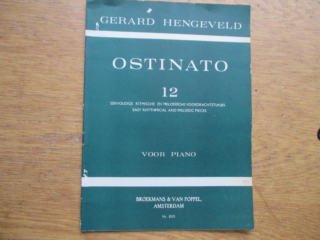 GERARD HENGEVELD - 12 PIANO STUKJES, Gebruikt, Ophalen of Verzenden, Artiest of Componist, Piano