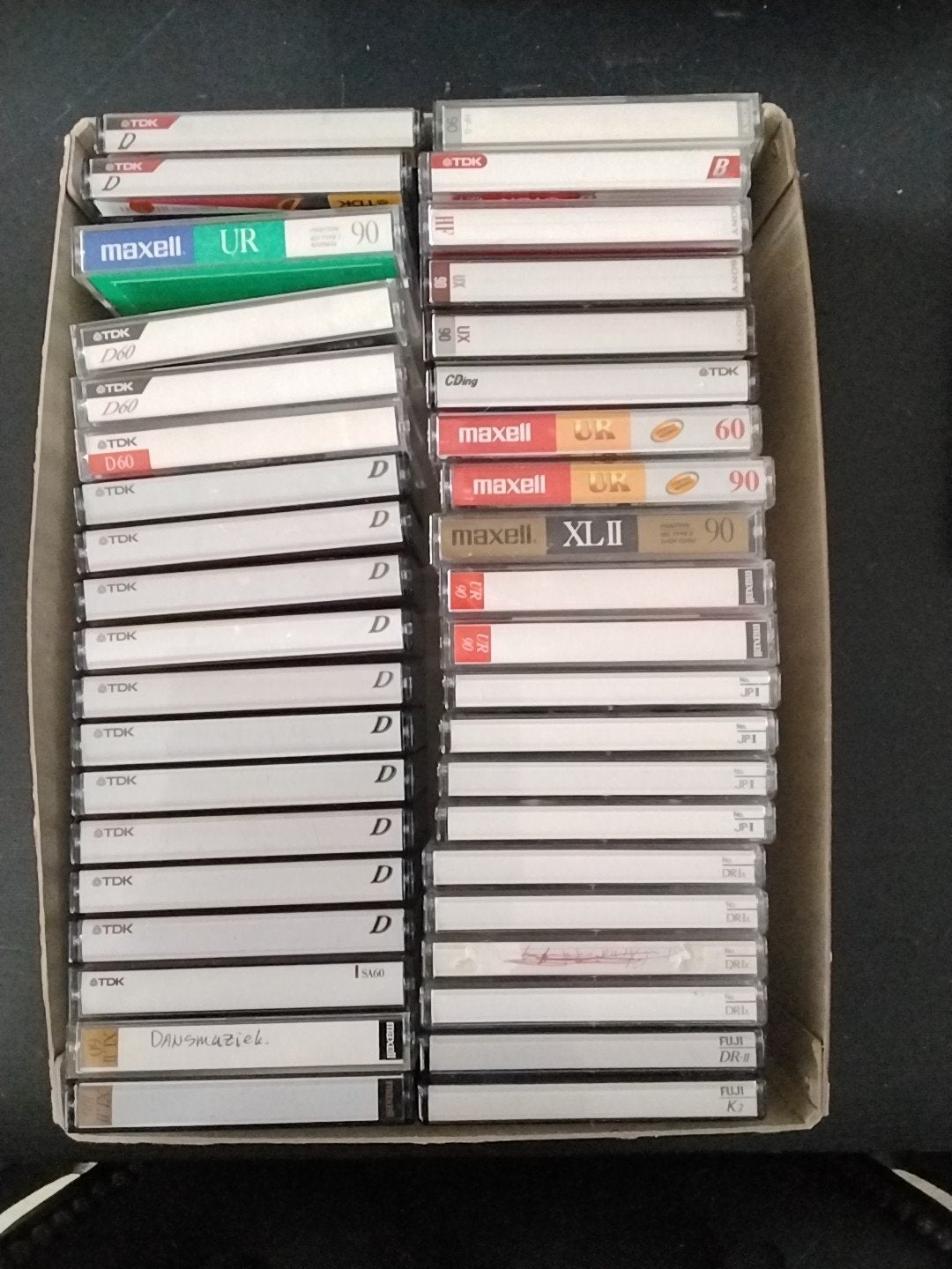 Grote partij diverse cassettebandjes (TDK, Maxell, Fuji), Gebruikt, Dance, Ophalen of Verzenden, Voorbespeeld