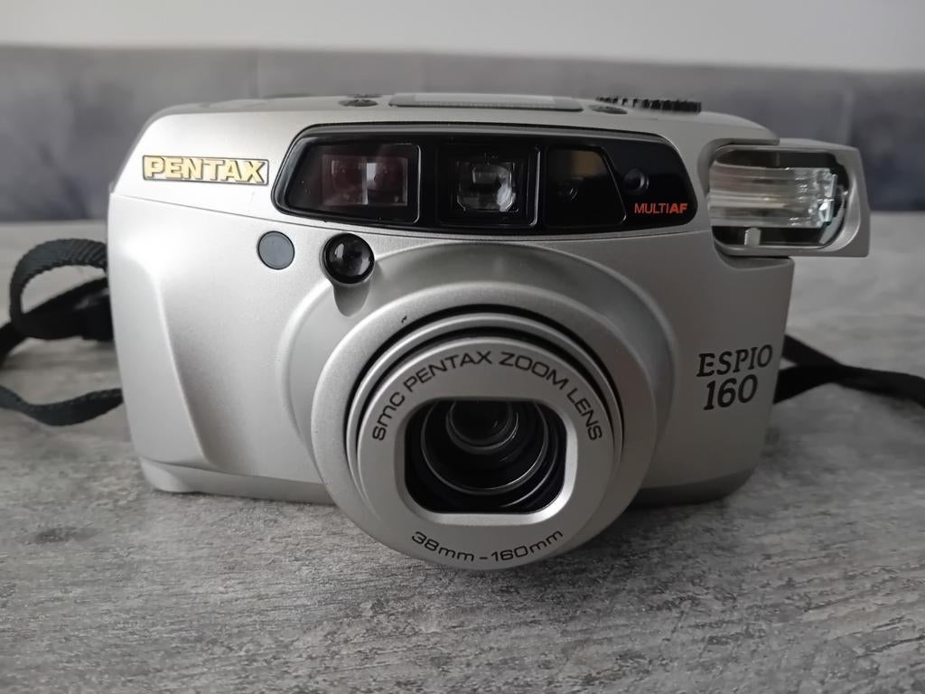 Pentax Espio 160 compact camera - Getest met filmrol, Audio, Tv en Foto, Fotocamera's Analoog, Ophalen of Verzenden, Gebruikt