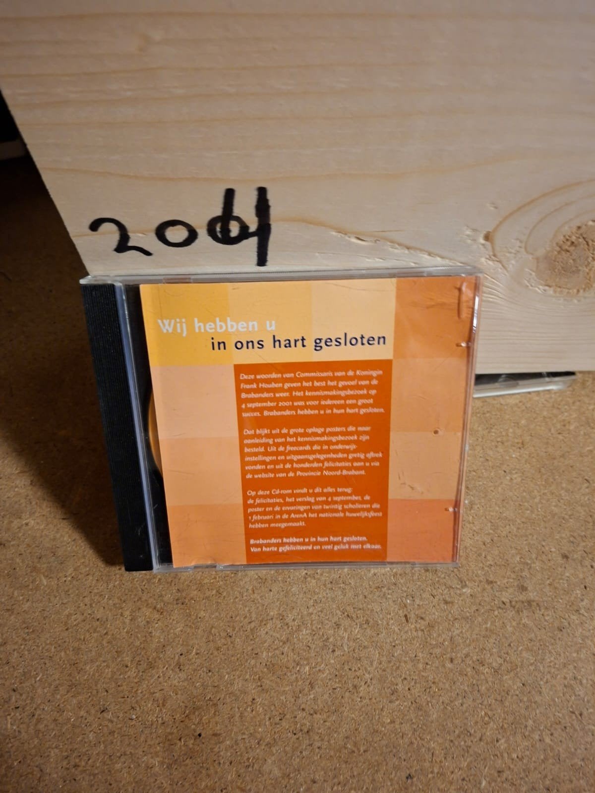 CD: Wij hebben u in ons hart gesloten (2001), Ophalen of Verzenden, Gebruikt, Overige typen, Inclusief doosje