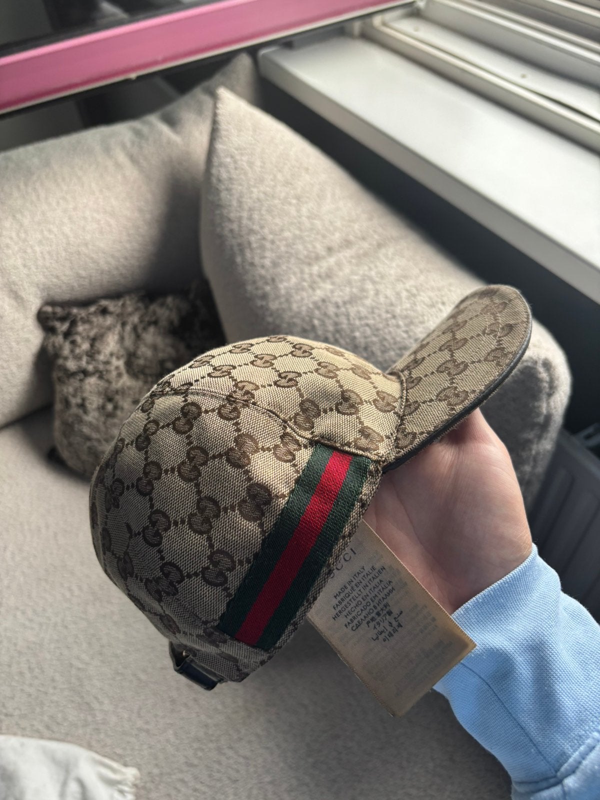 Gucci pet classic beige origineel, Ophalen of Verzenden, Zo goed als nieuw