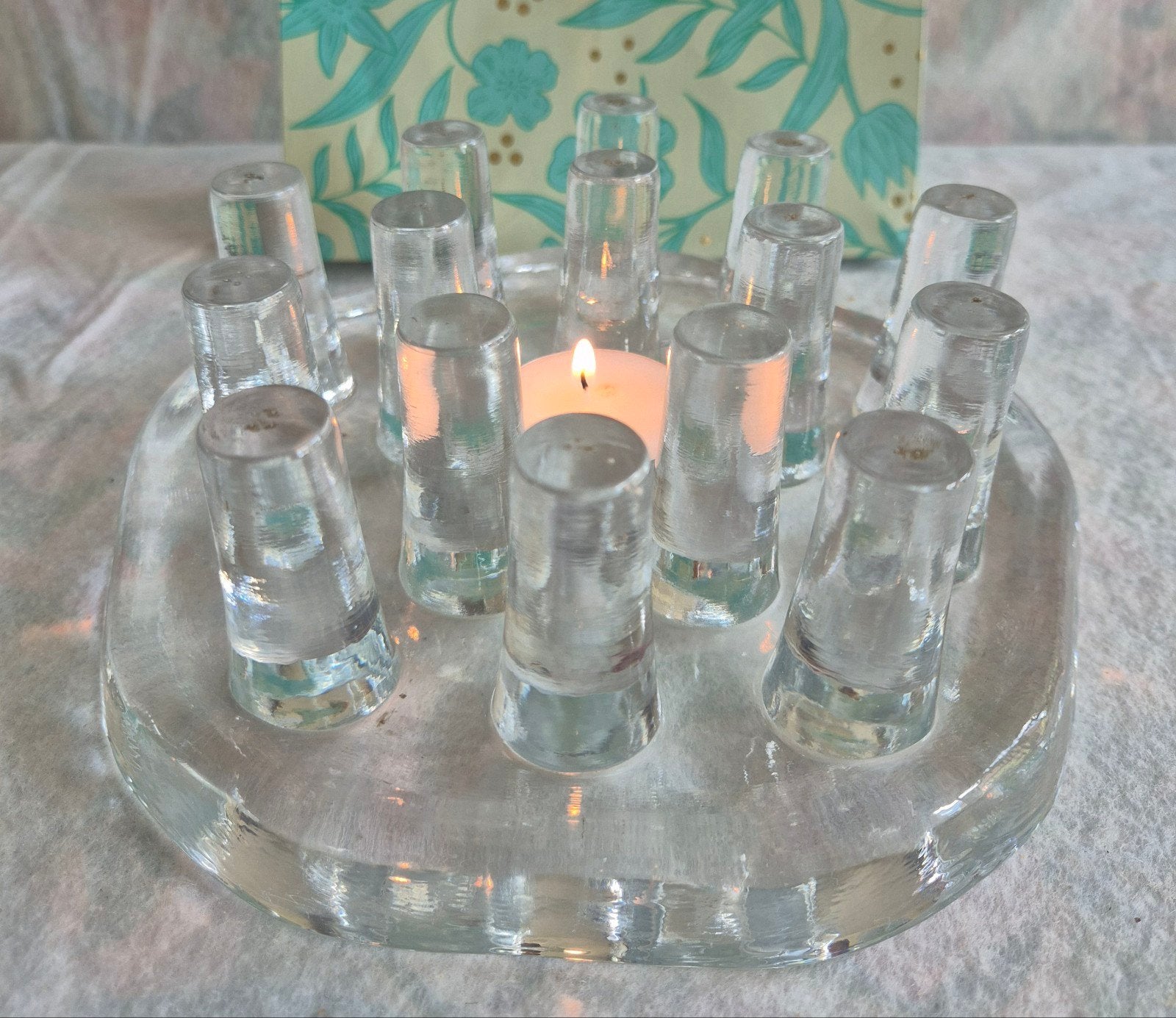 Glazen Rechaud , design, Ophalen of Verzenden, Glas