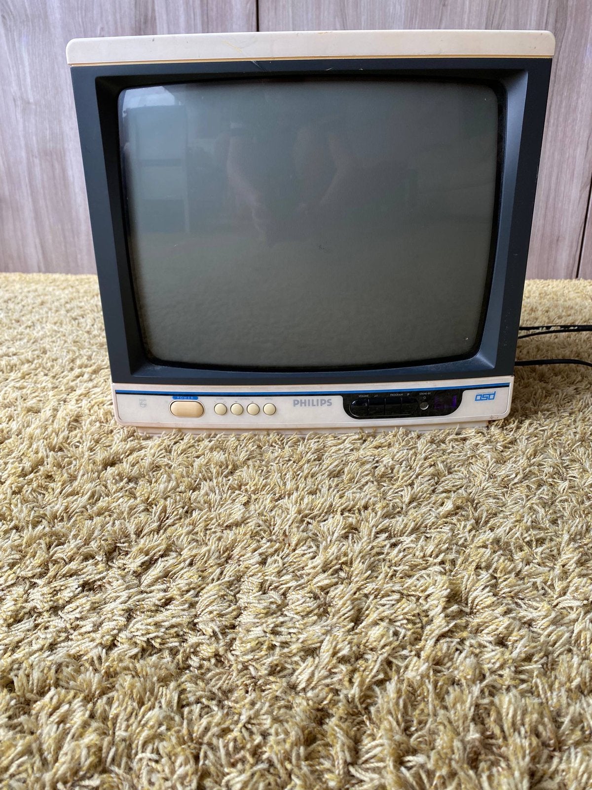 Vintage Philips beeldbuis televisie, Ophalen, Gebruikt