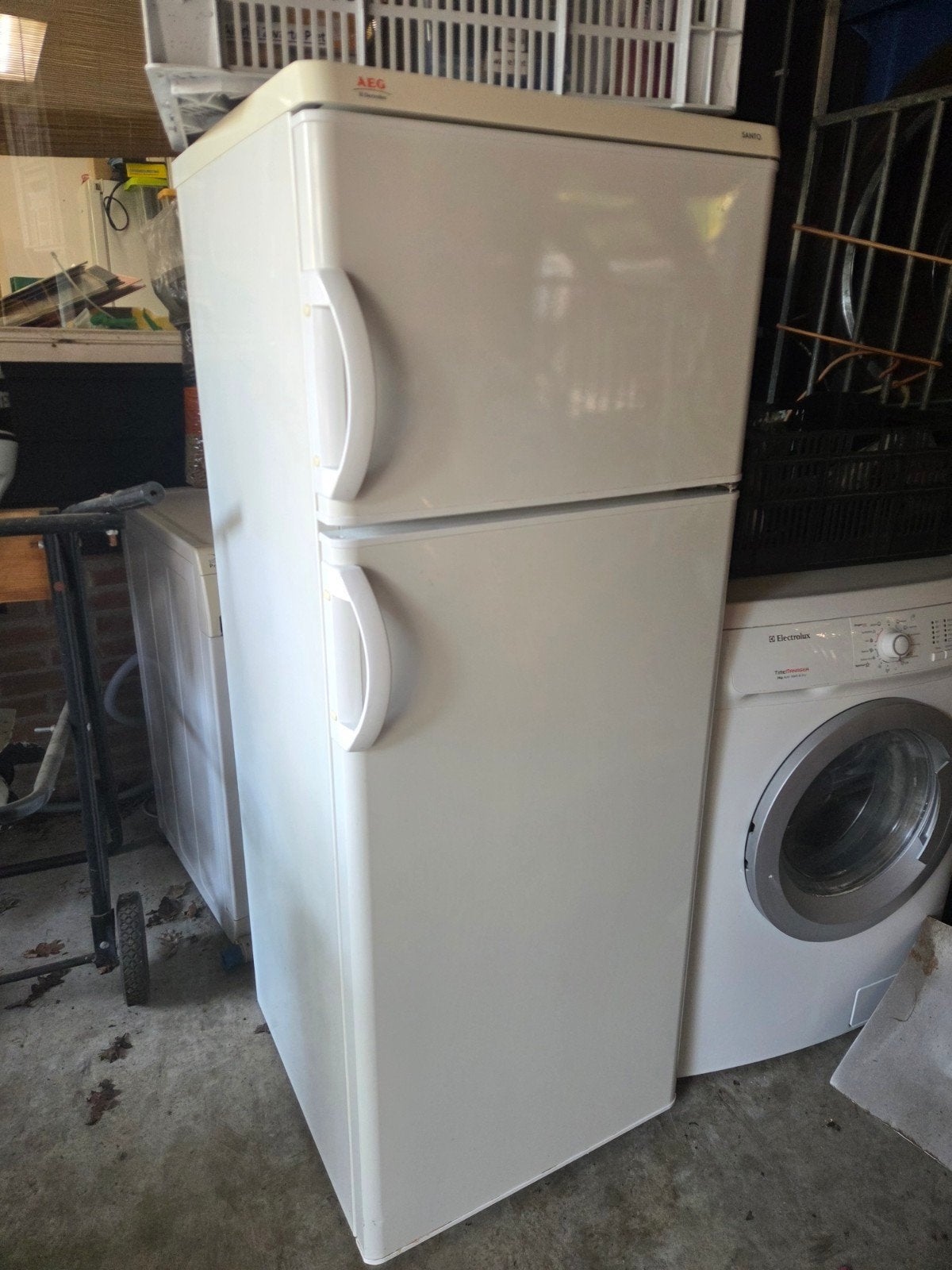 AEG Koelkast met vriesvak - Model S60240DT2, Ophalen, 150 tot 200 liter, Gebruikt, 60 cm of meer