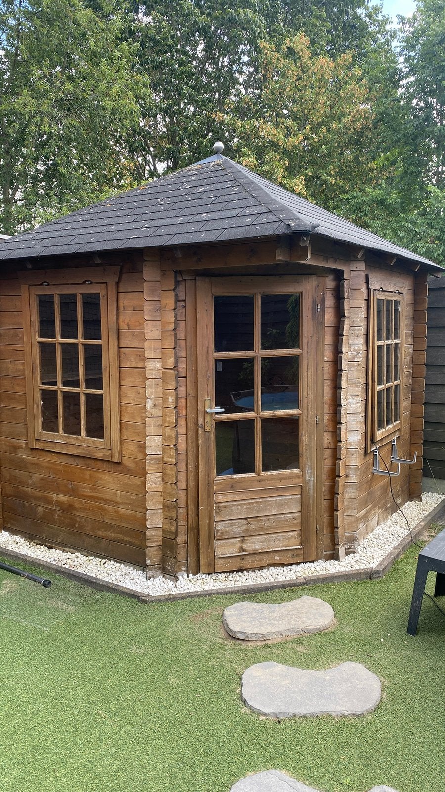 Blokhut/ tuinhuis, Ophalen, Zo goed als nieuw, 250 tot 500 cm, Blokhut
