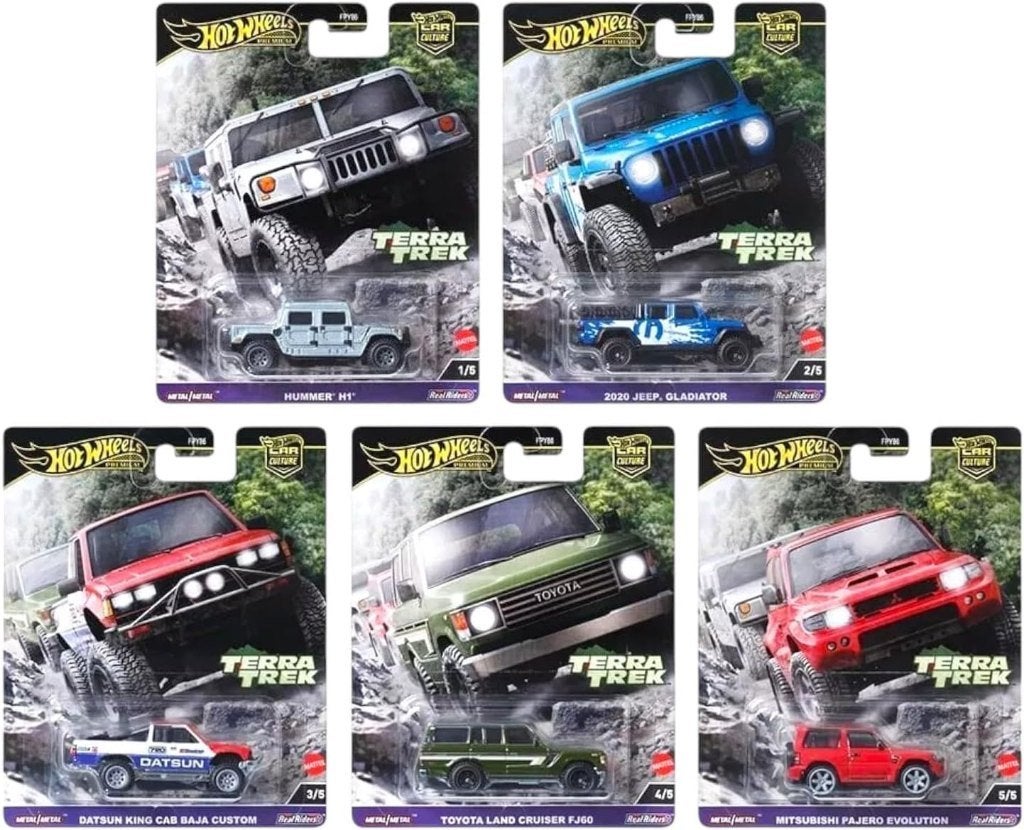 2024 Hot Wheels Premium Set van 5 stuks Terra Trek, Ophalen of Verzenden, Nieuw