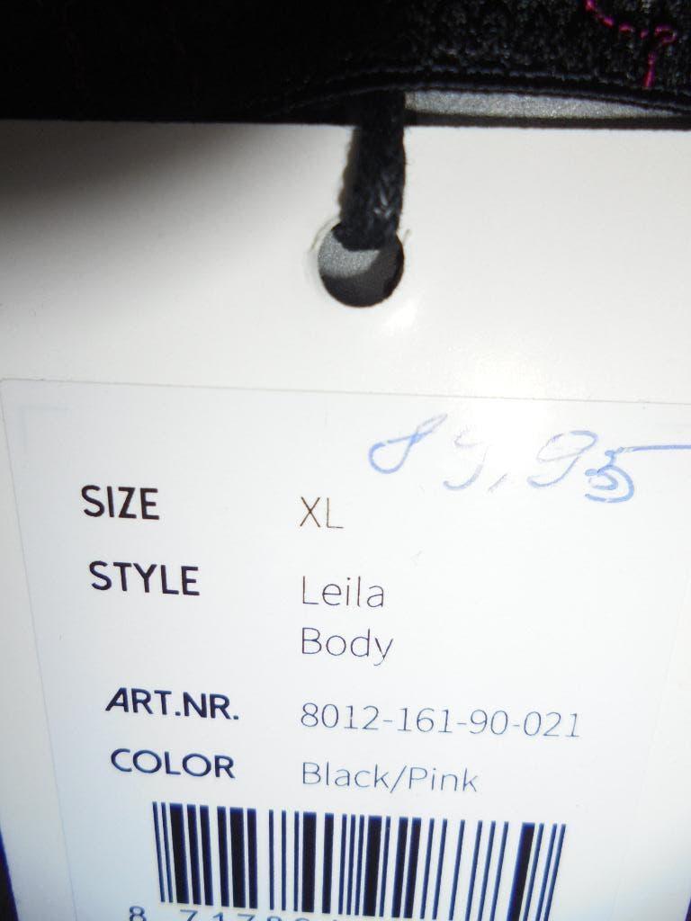 nieuw prachtige body zwart met roze en steentjes xl, Ultraviolet, Ophalen of Verzenden, Zwart, Body of Korset