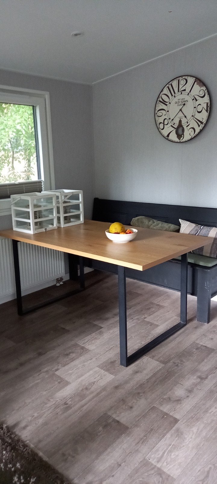 Eettafel 1.60x90 cm - Bieden, Gebruikt, 50 tot 100 cm, 150 tot 200 cm, Vier personen