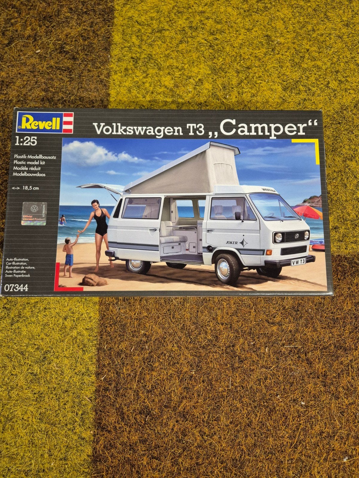 Revell 07344 Volkswagen T3 CAMPER, Hobby en Vrije tijd, Modelbouw | Auto's en Voertuigen, Auto, Revell, Groter dan 1:32, Nieuw