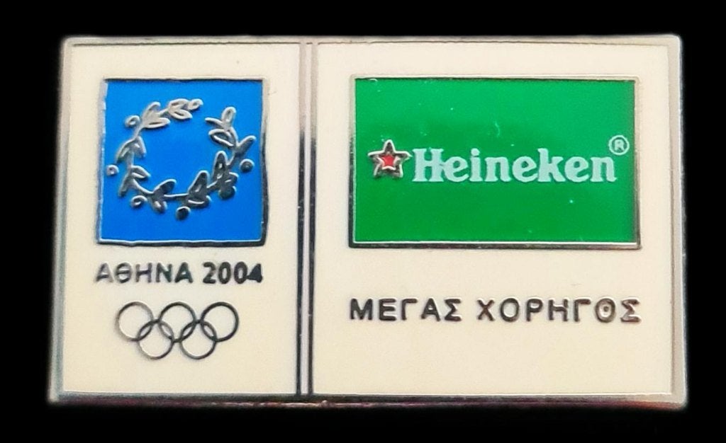 Heineken pin- Olympische Spelen Athene 2004, Verzenden, Nieuw, Sport, Speldje of Pin