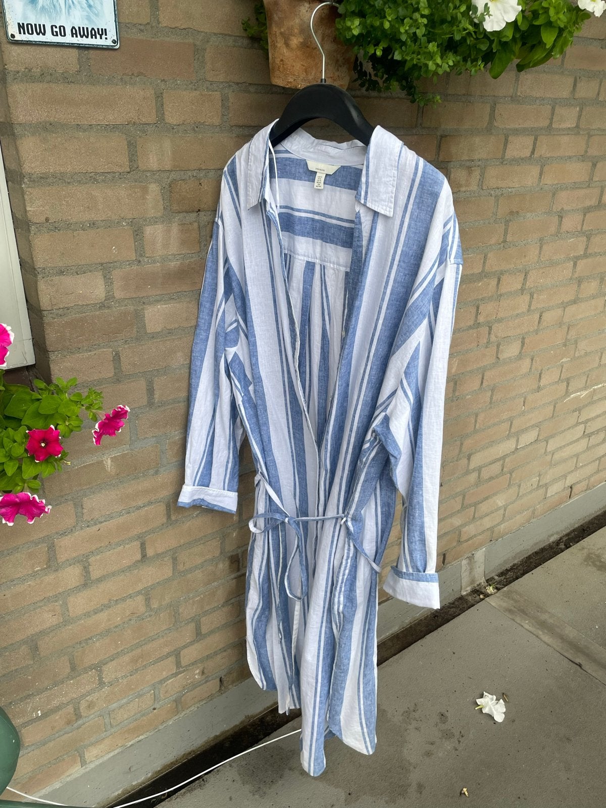 Nieuwe lange blouse wit blauw gestreept maat XL, Kleding | Dames, Ophalen of Verzenden, Nieuw, Maat 46/48 (XL) of groter, Meerkleurig