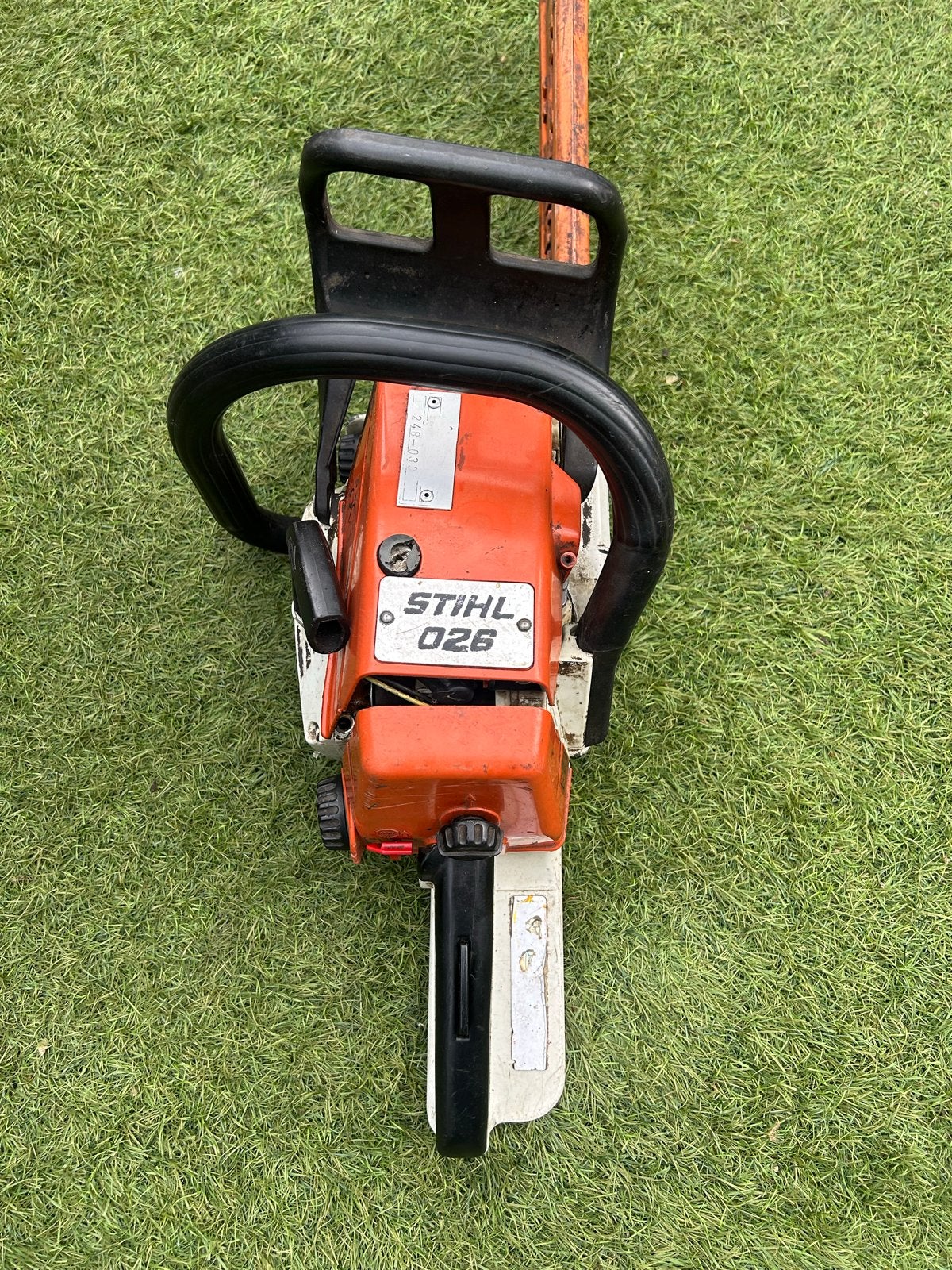 Stihl 026 Kettingzaag, Ophalen of Verzenden, Gebruikt, Kettingzaag, 70 mm of meer
