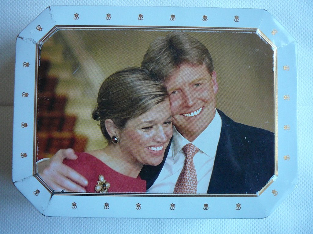 Verkade blik Willem Alexander en Maxima, tgv huwelijk, Ophalen of Verzenden, Overige typen