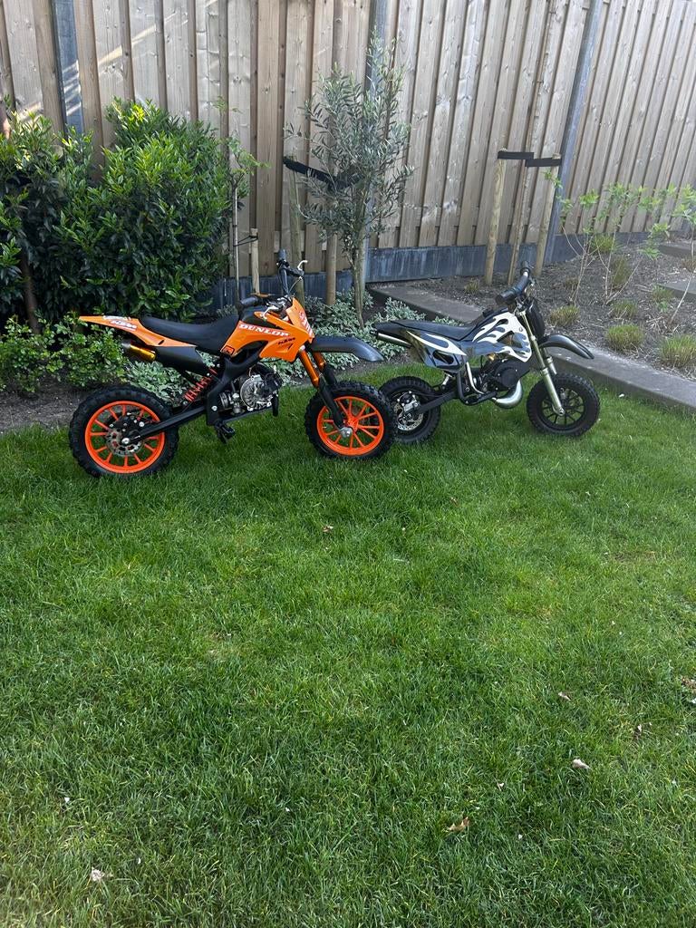 2x Pitbike 49cc, Ophalen, Zo goed als nieuw, Pitbike
