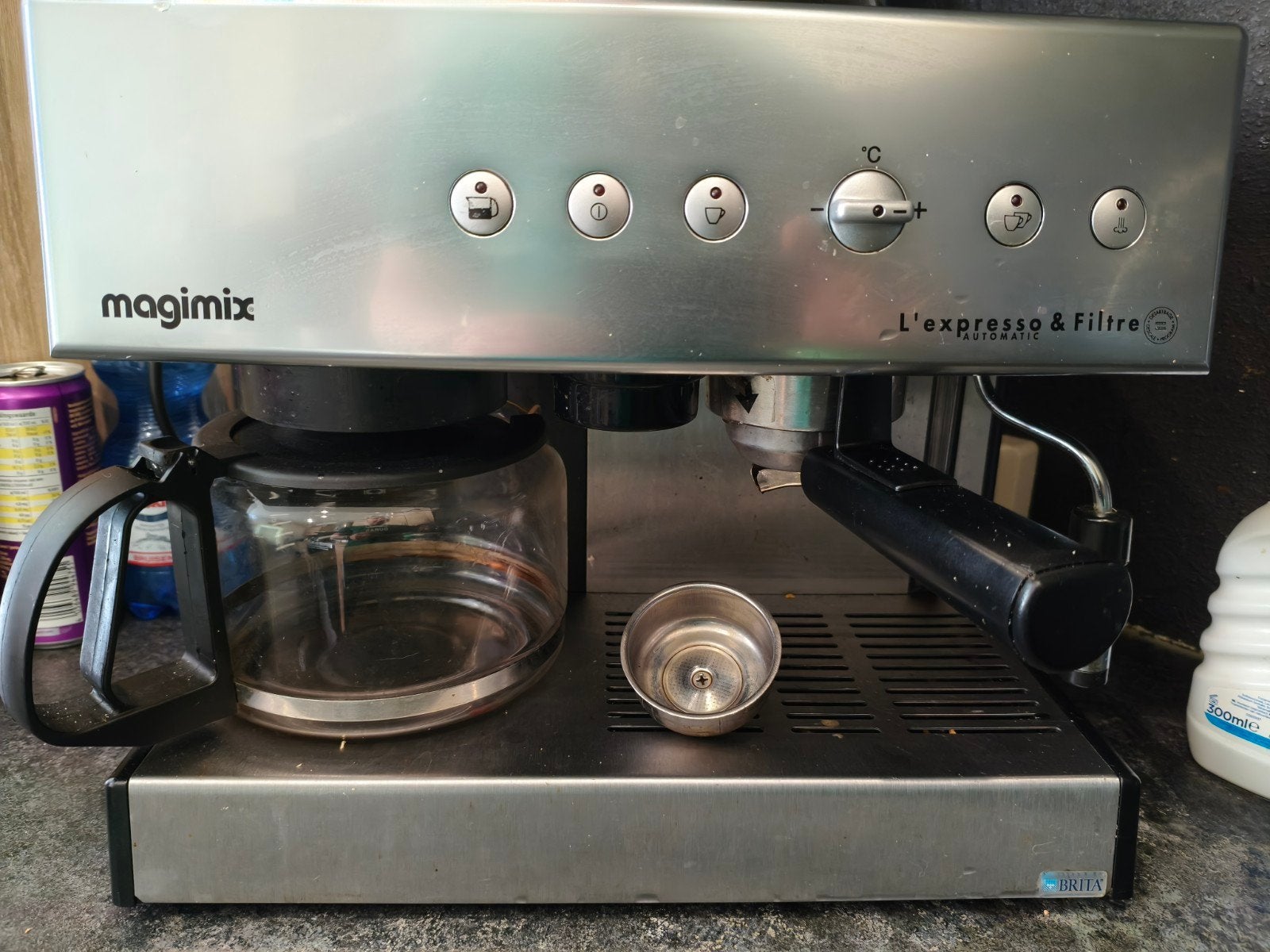 Magimix L'espresso & Filtre Combi Koffiezetapparaat, Stoompijpje, Gebruikt, Ophalen of Verzenden, Gemalen koffie