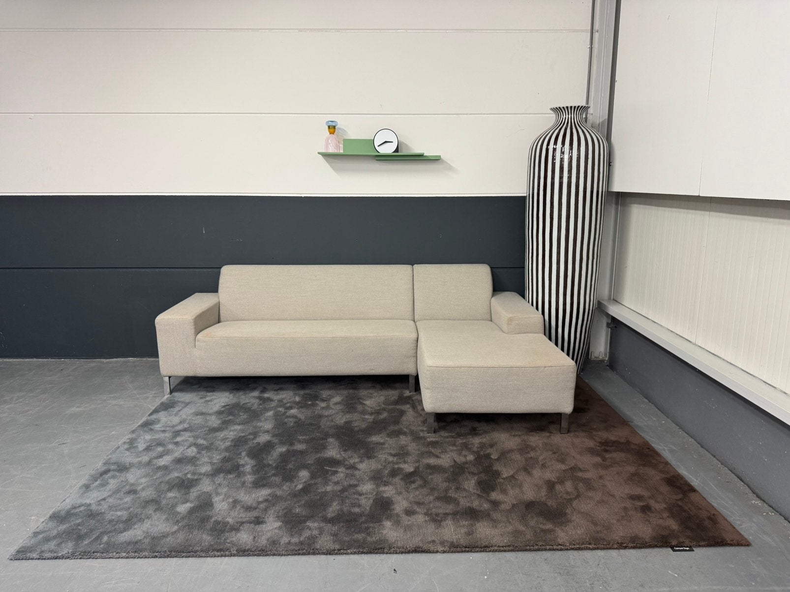 Nette Gelderland 6511 hoekbank | Kvadrat Tonica S182, Ophalen, 250 tot 300 cm, Hoekbank, Zo goed als nieuw