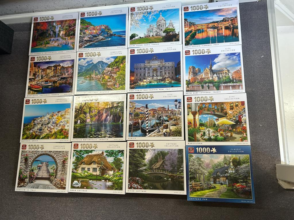 Puzzels King, Hobby en Vrije tijd, Denksport en Puzzels, Ophalen, 500 t/m 1500 stukjes, Gebruikt, Legpuzzel