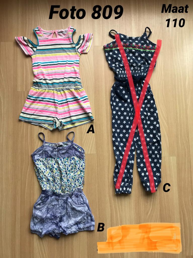 Broekpakje meisje maat 110 zgan *foto 809*, Kinderen en Baby's, Kinderkleding | Maat 110, Ophalen of Verzenden, Zo goed als nieuw