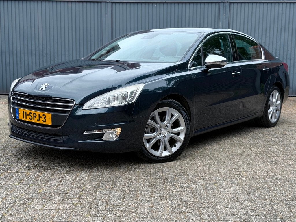 Peugeot 508 1.6 THP Allure | Navi | Clima | Cruise | HUD | N, Auto's, Peugeot, Euro 5, Gebruikt, Zwart, Blauw