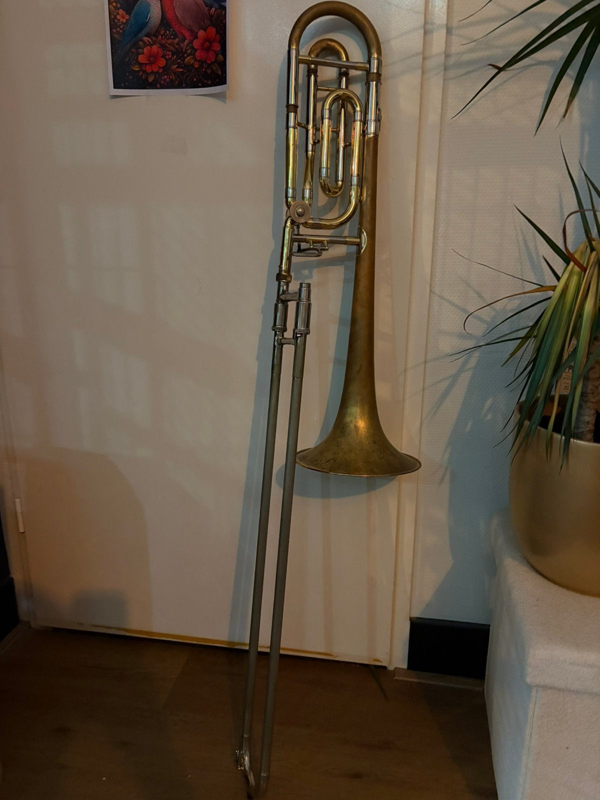 Jupiter trombone JSL536R trombonne matte buitenkant, Ophalen, Zo goed als nieuw, Overige typen