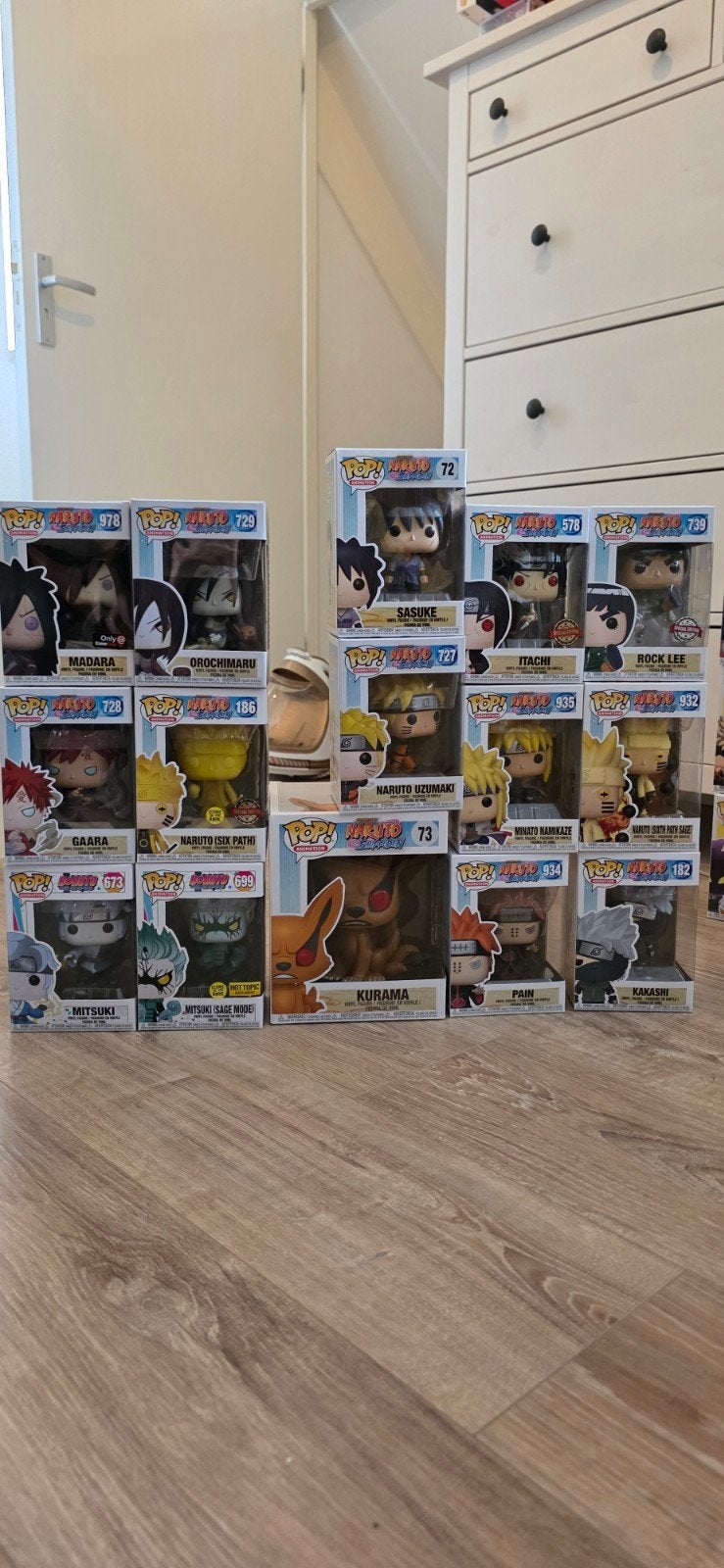 Grote collectie Funko Pop! Naruto figuren, Ophalen, Zo goed als nieuw