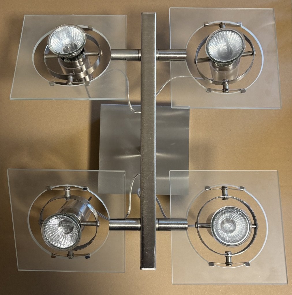 Ikea lamp met spotjes, Ophalen, Geschikt voor plafondmontage, Zo goed als nieuw, IKEA